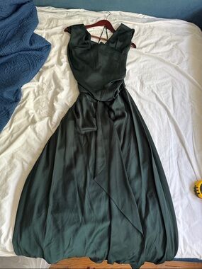 BHLDN Forest Green Sleeveless Maxi Dress